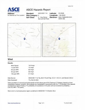 Cover page of the ASCE Hazards Report